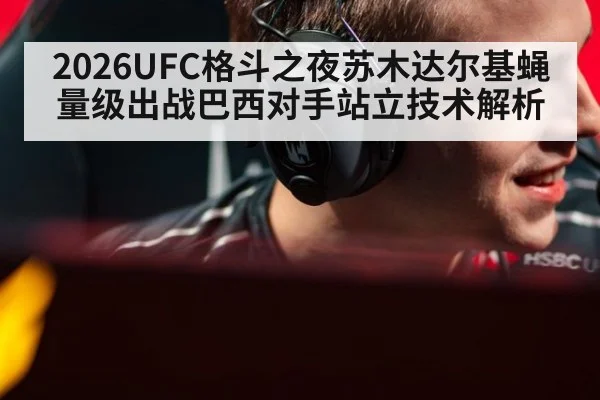 2026UFC格斗之夜苏木达尔基蝇量级出战巴西对手站立技术解析